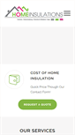 Mobile Screenshot of homeinsulations.co.za